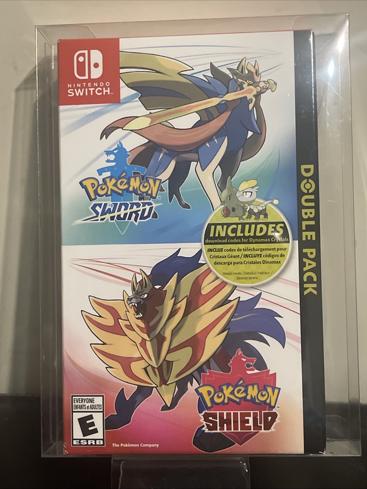 NEW Pokemon Sword and Pokemon Shield Double Pack w/ Code, Nintendo Switch SEALED