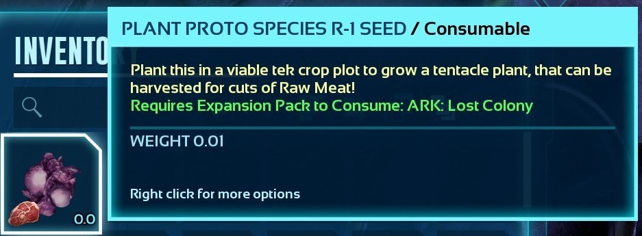 ⚡ARK Survival Ascended PvE PC/XBOX/PS5 Plant Proto Species R – Seed (meat seed)