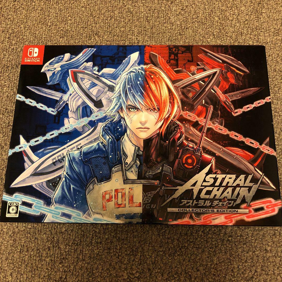 Nintendo Switch Astral Chain Collector’s Edition Game soft Art Book CD Japan
