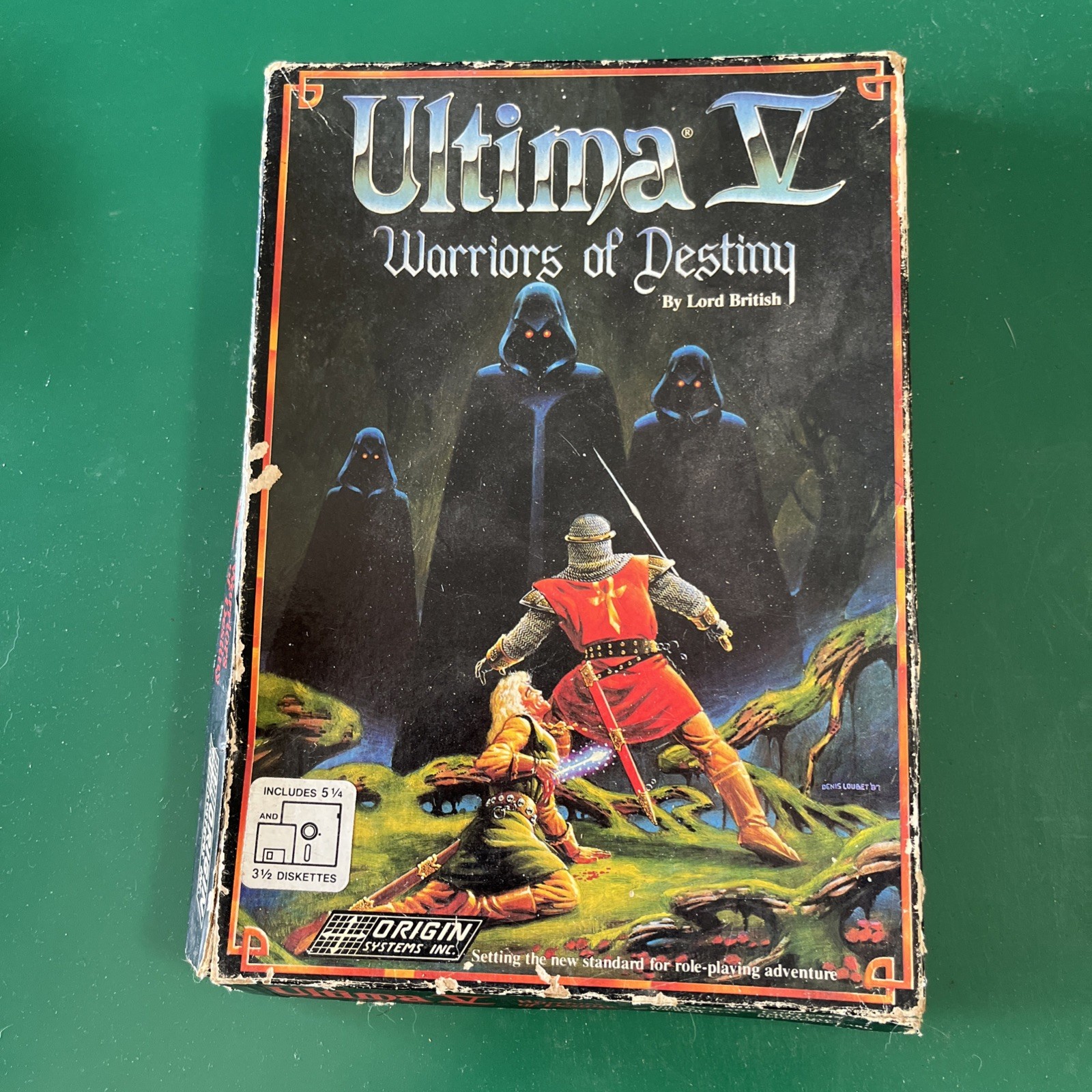 Ultima V Warriors of Destiny IBM PC Big Box Game 5.25″ RARE GAME
