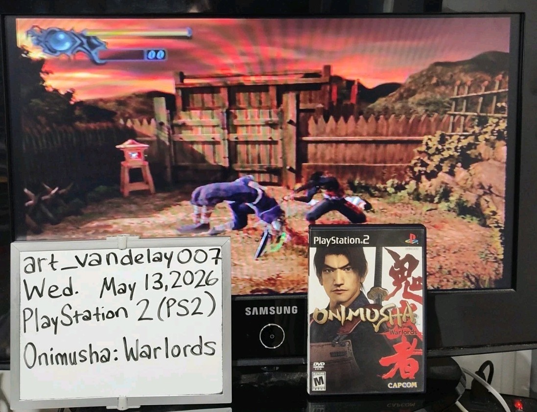 Onimusha: Warlords – (PlayStation 2 PS2, 2001) *CIB* VGC* Black Label* Tested!