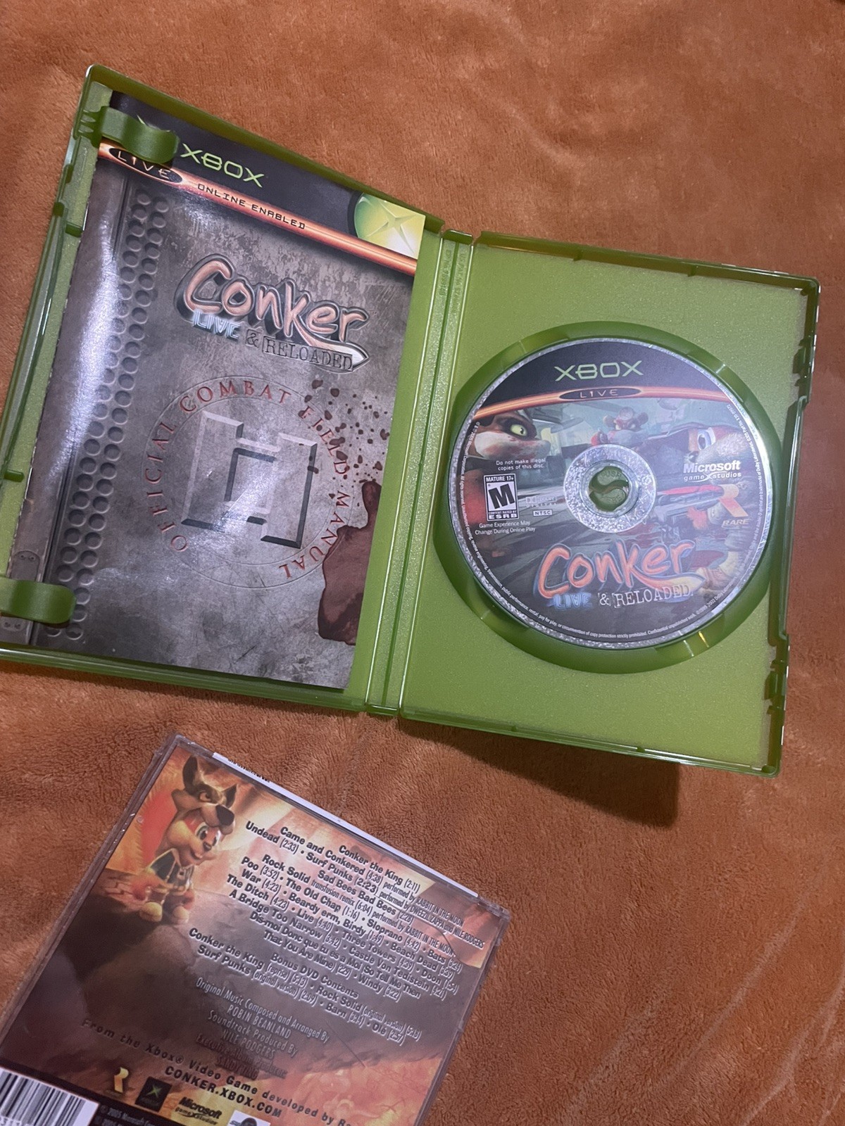 Conker Live & Reloaded Xbox 2005 + Soundtrack Rareware