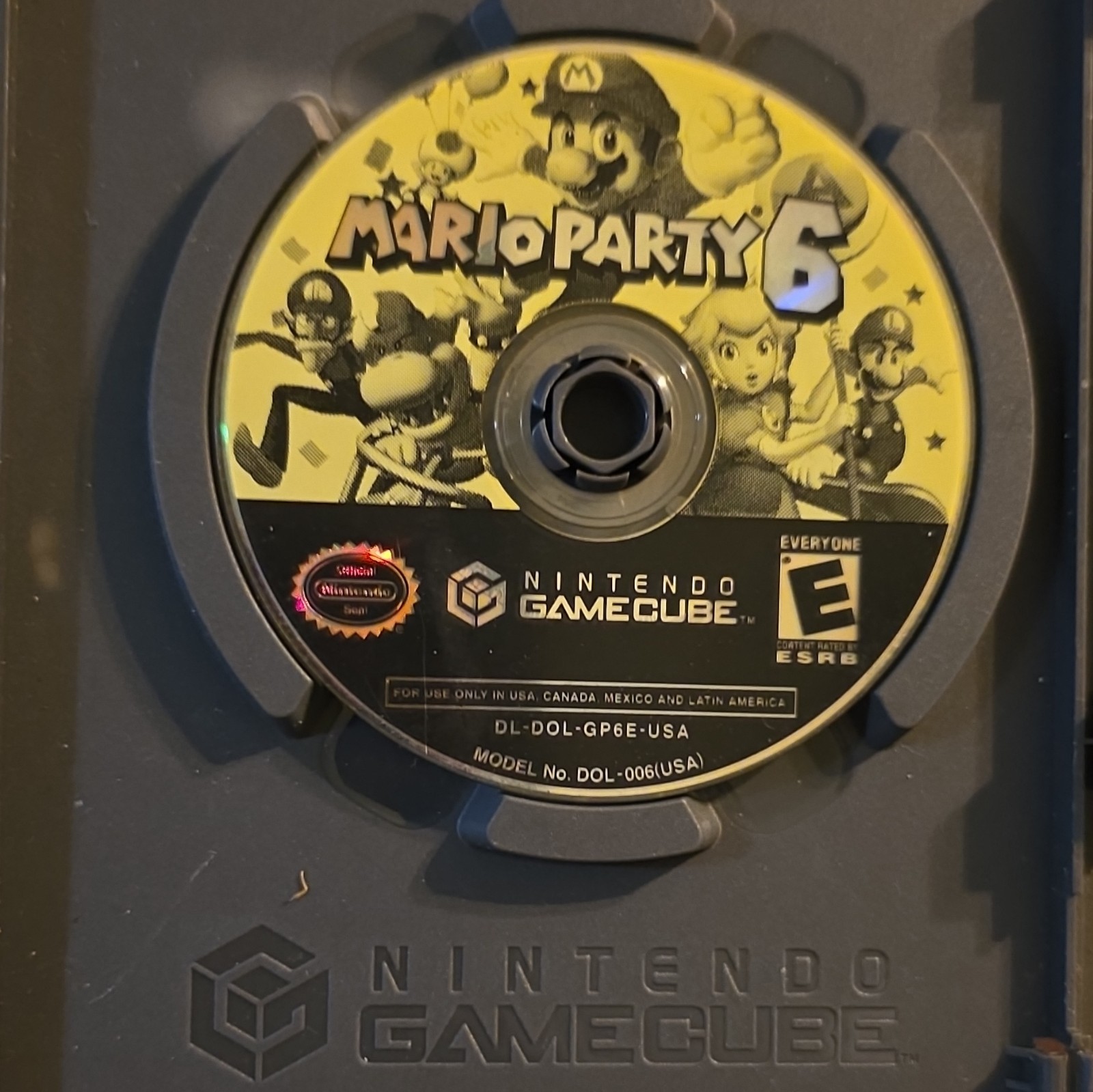 Nintendo Mario Party 6 Nintendo GameCube Disc & Case + Manual E NTSC-U/C 2004