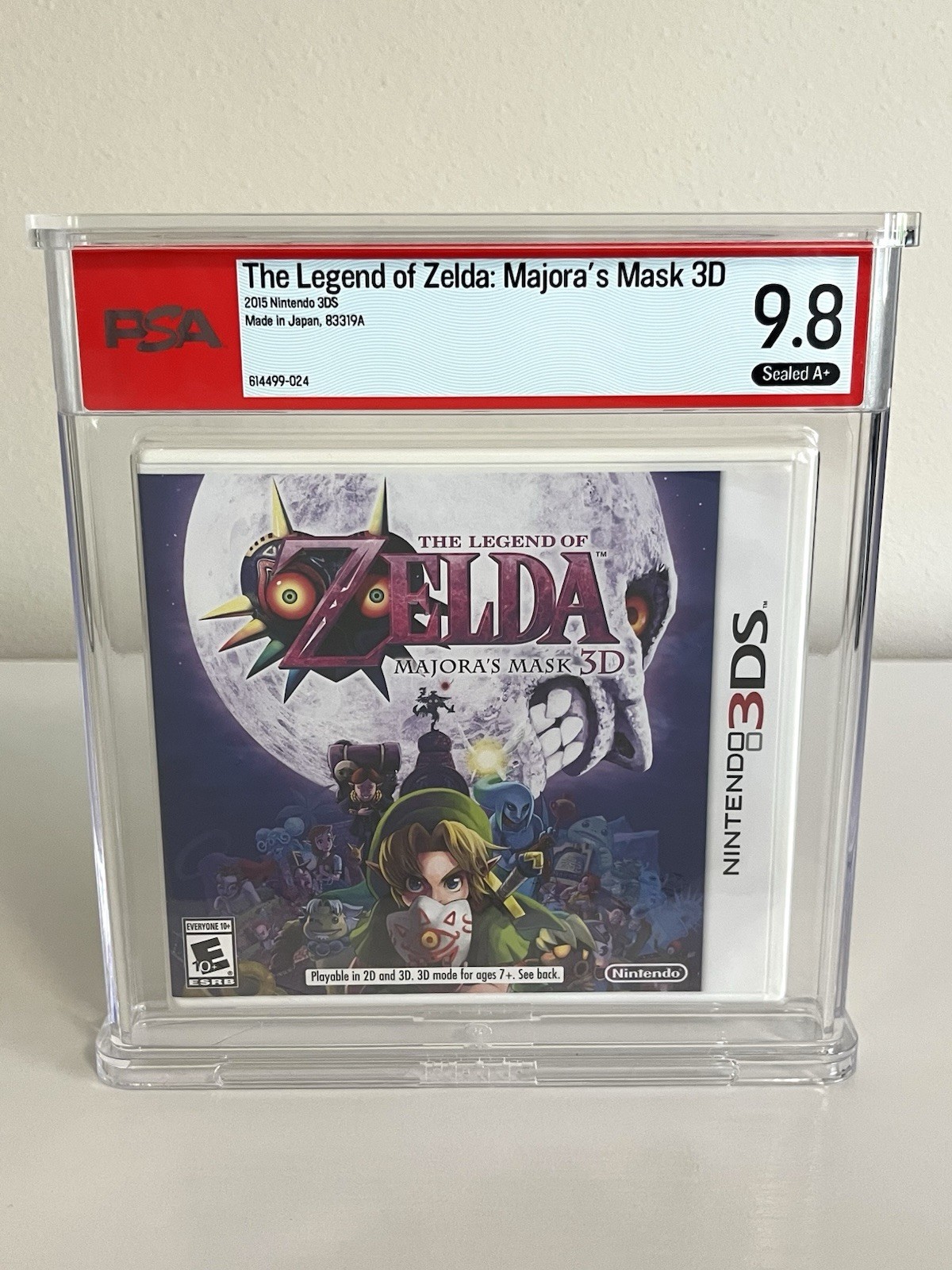 The Legend Of Zelda Majora’s Mask Nintendo 3DS First Print Sealed 9.8 A+