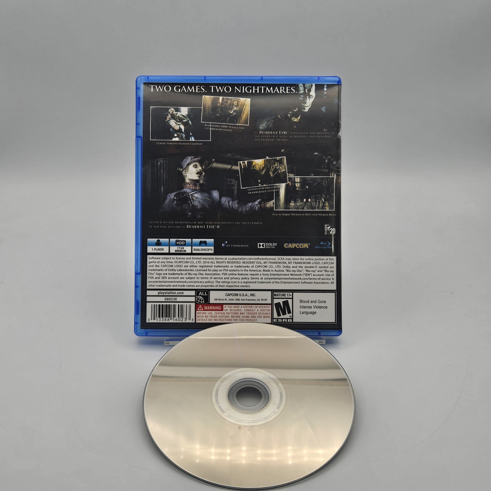 Resident Evil Origins Collection PS4 PlayStation 4 Complete Refurbished Excellen