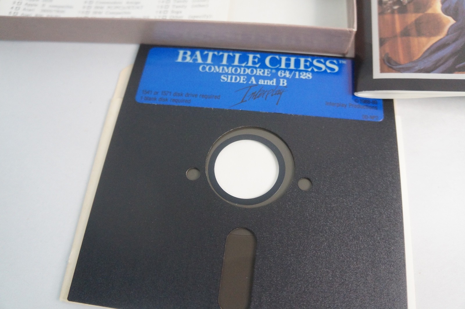 Battle chess (interplay Commodore 64/128 1988) In Big Box With Manual