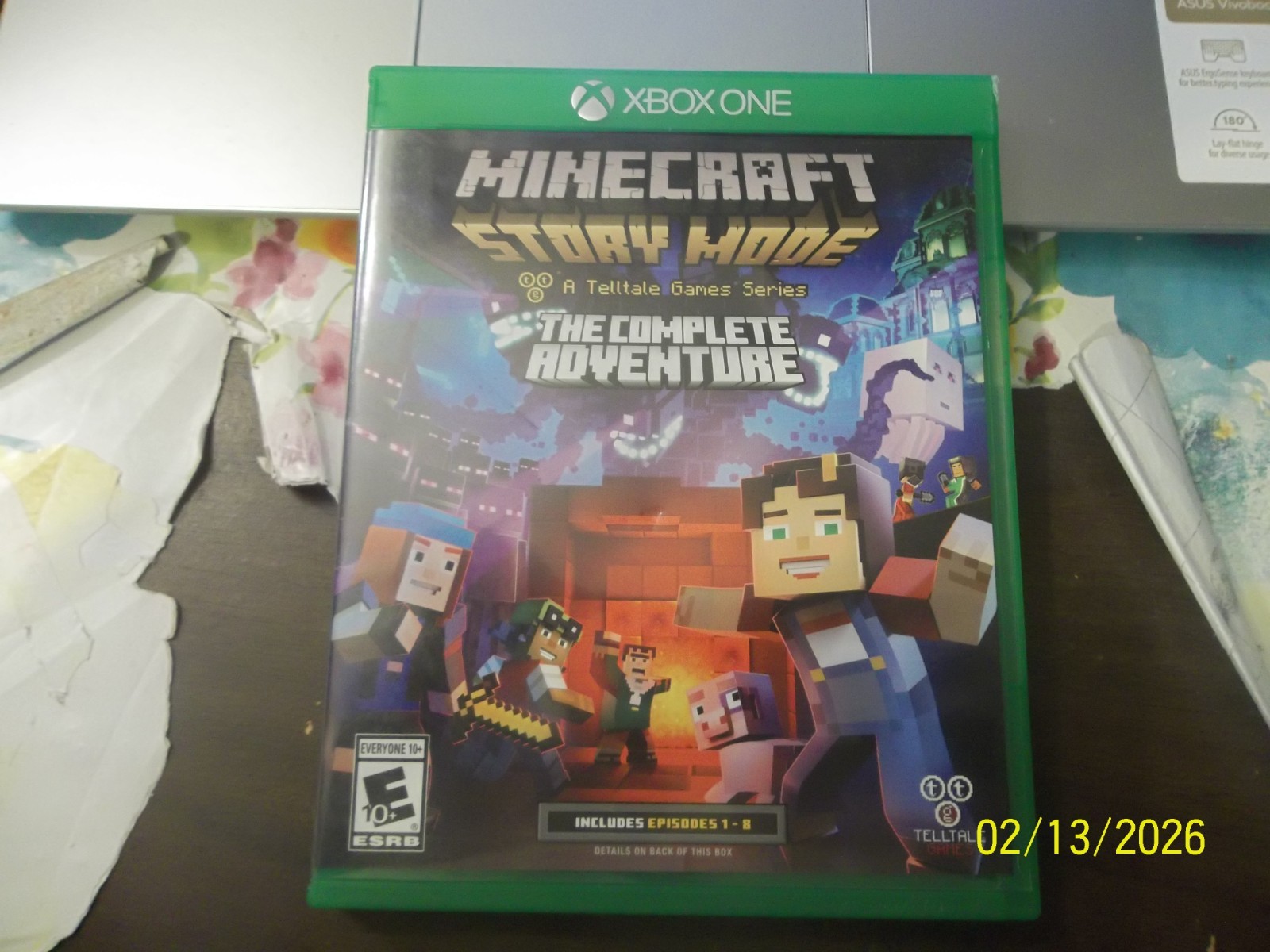 2015 TELLTALE GAMES~ MINECRAFT:STORY MODE~THE COMPLETE ADVENTURE~ XBOX ONE GAME
