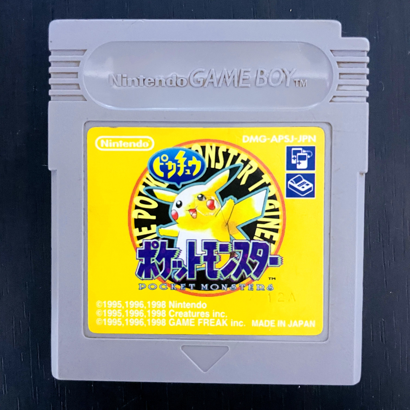 Pocket Monster Pikachu Yellow Pokemon Nintendo Gameboy 1998 Japanese Ver Save OK