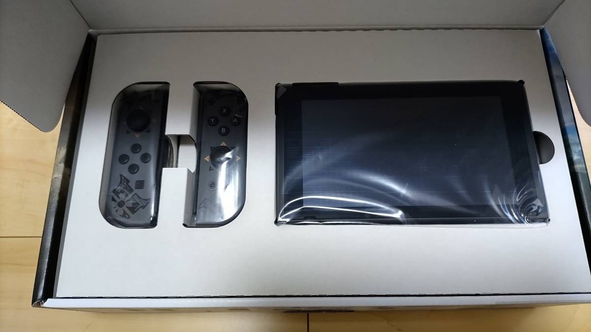 Nintendo Switch Monster Hunter Rise Special Edition Console with Themed Joy-Con