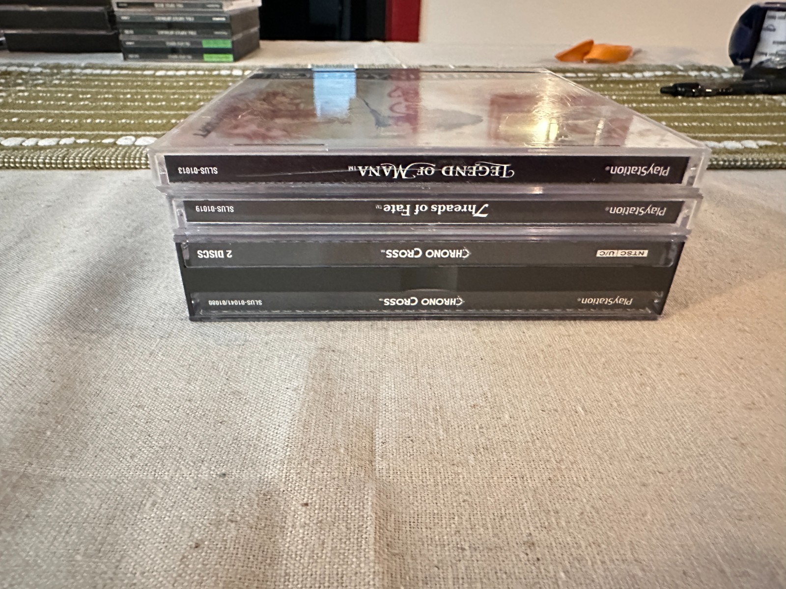 Legend of Mana Threads of Fate Chrono Cross PlayStation 1 – CIB Lot – Rare trio!