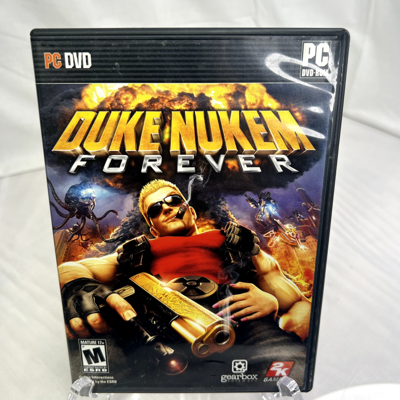Duke Nukem Forever-PC-DVD-ROM-2K Games-W/PC Manual Codes Computer Game-W/Insert
