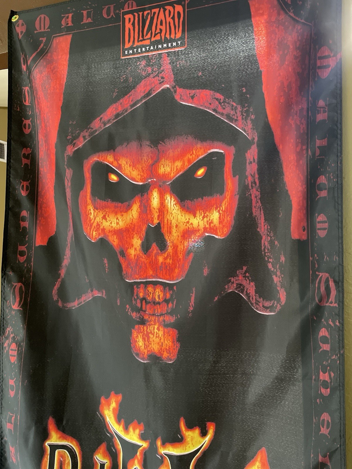 Diablo II 5ft Flag PC 2000 Blizzard Banner Poster 2 RTS