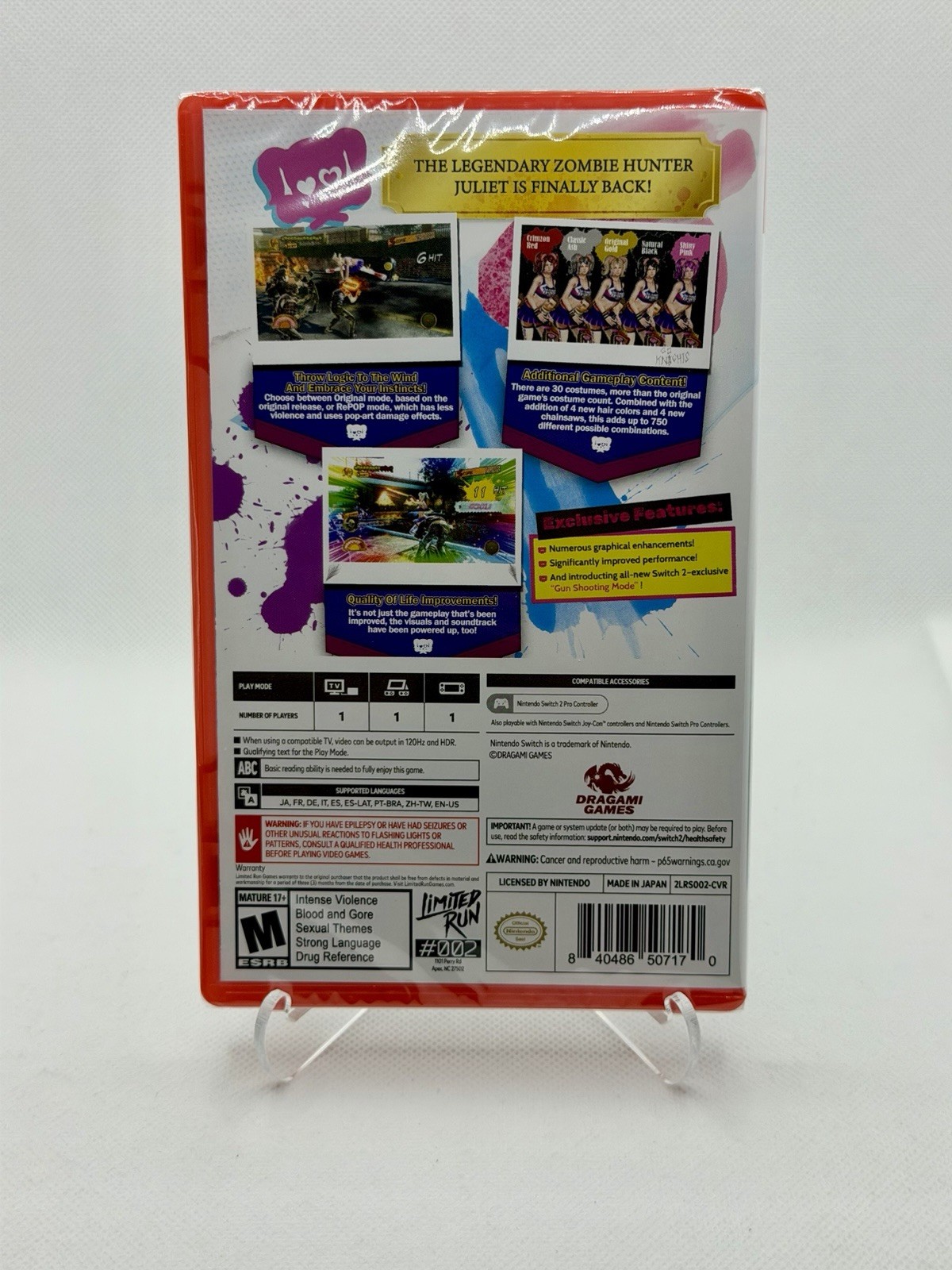 Lollipop Chainsaw RePOP – Switch 2 – Limited Run #002 – New/Sealed – Ships Fast!