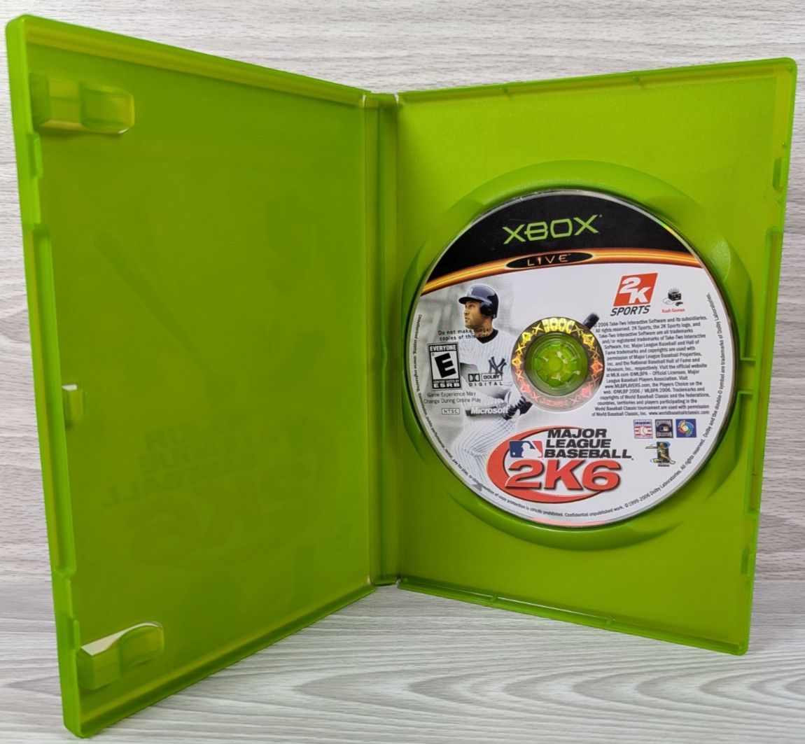 Major League Baseball 2K6 (MLB) (Microsoft Xbox, 2006) No Manual, Tested & Works