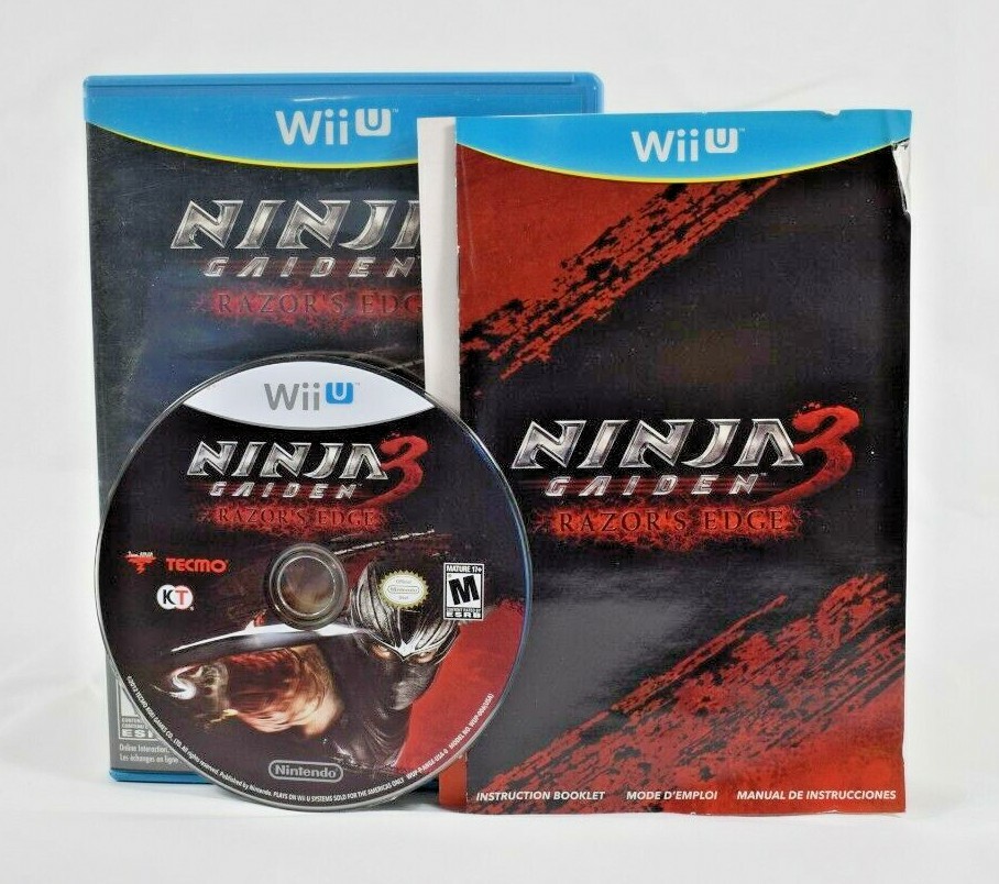 Tecmo – Ninja Gaiden 3: Razor’s Edge (Nintendo Wii U, 2012) 100% Complete
