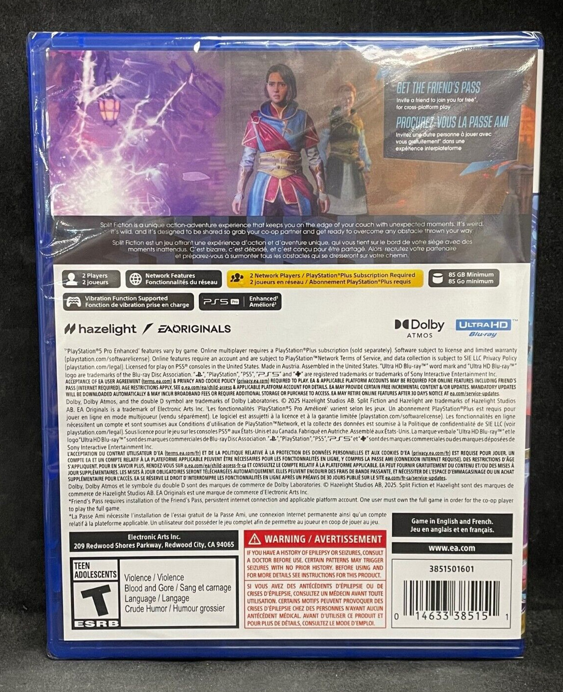 Split Fiction (Playstation 5 / PS5) BRAND NEW