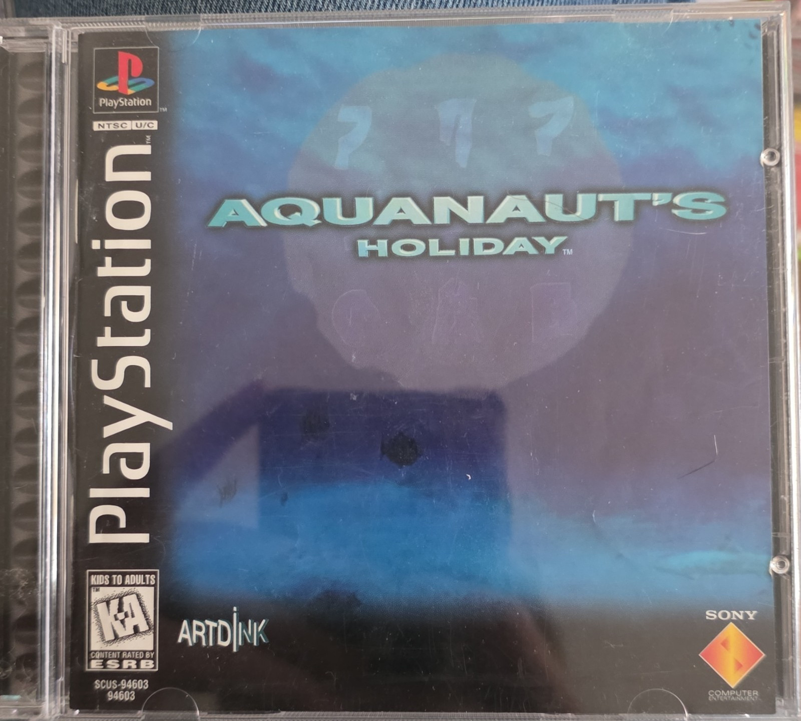Aquanaut’s Holiday Complete Sony PlayStation 1 Simulation 1996 Manual Included