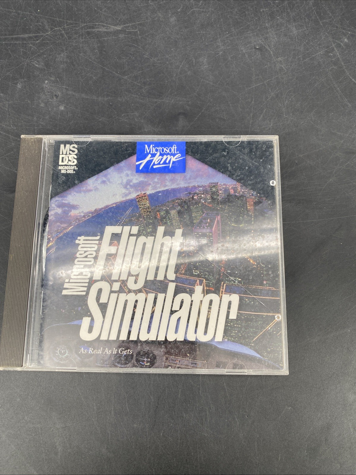 Microsoft Flight Simulator Version 5.1 PC CD MS-DOS 1995 Paris New York Vintage