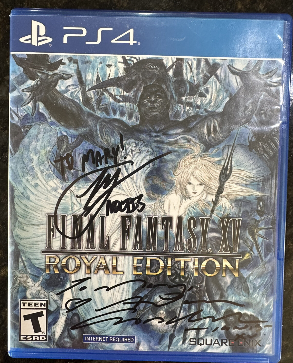 Final Fantasy XV: Royal Edition PS4 – AUTOGRAPHED!!!
