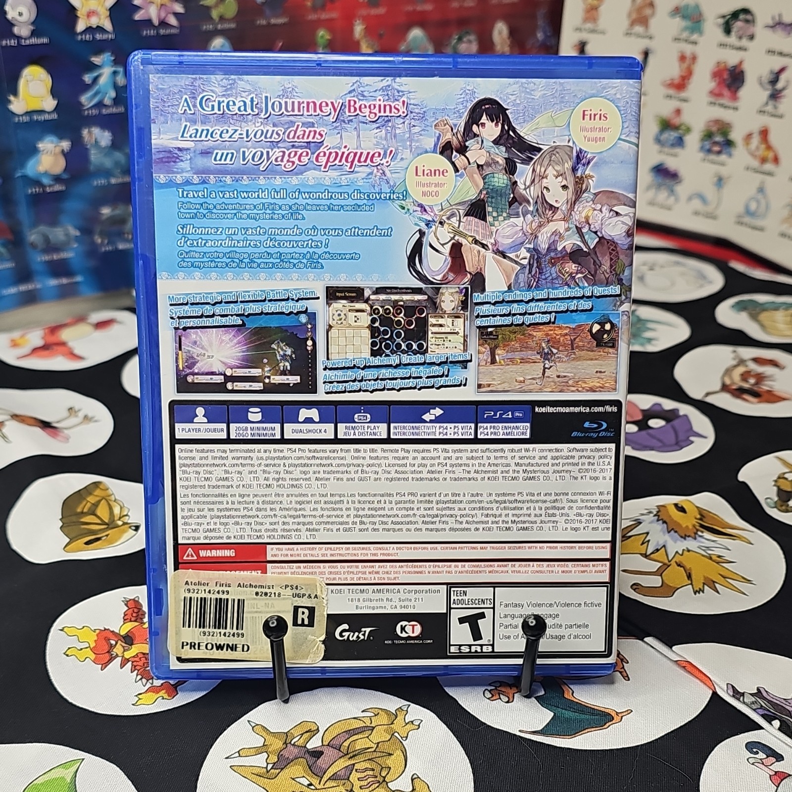 Koei Tecmo Atelier Firis: The Alchemist and the Mysterious Journey PS4 Manual T
