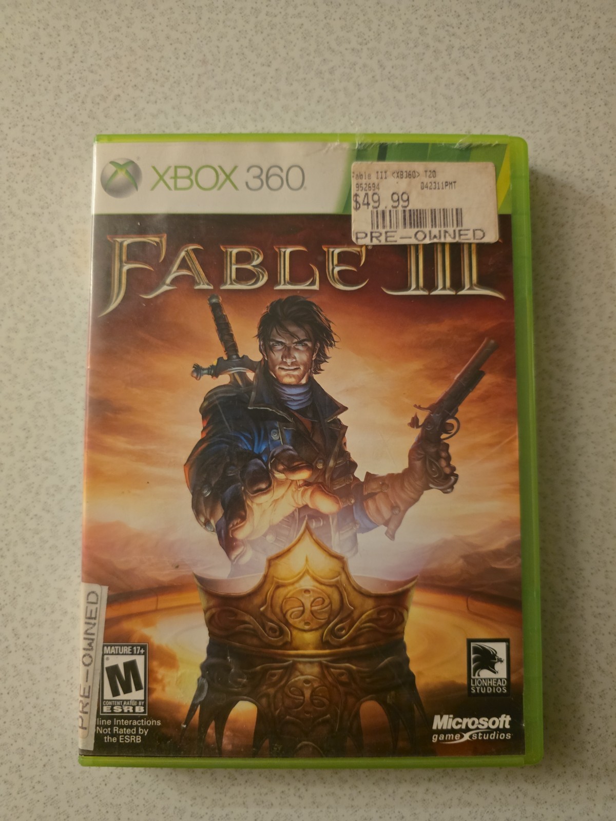 Fable III Microsoft Xbox 360 Fantasy Action Role Playing
