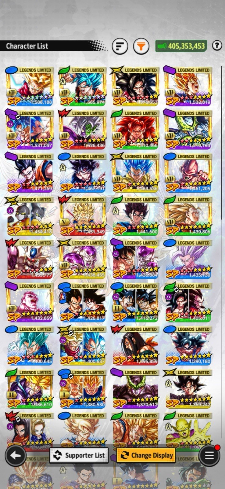 🔥 Selling Dragon Ball Legends Account–Lv 330 | 16 Ultras | 2 Legends | 72 LFs!