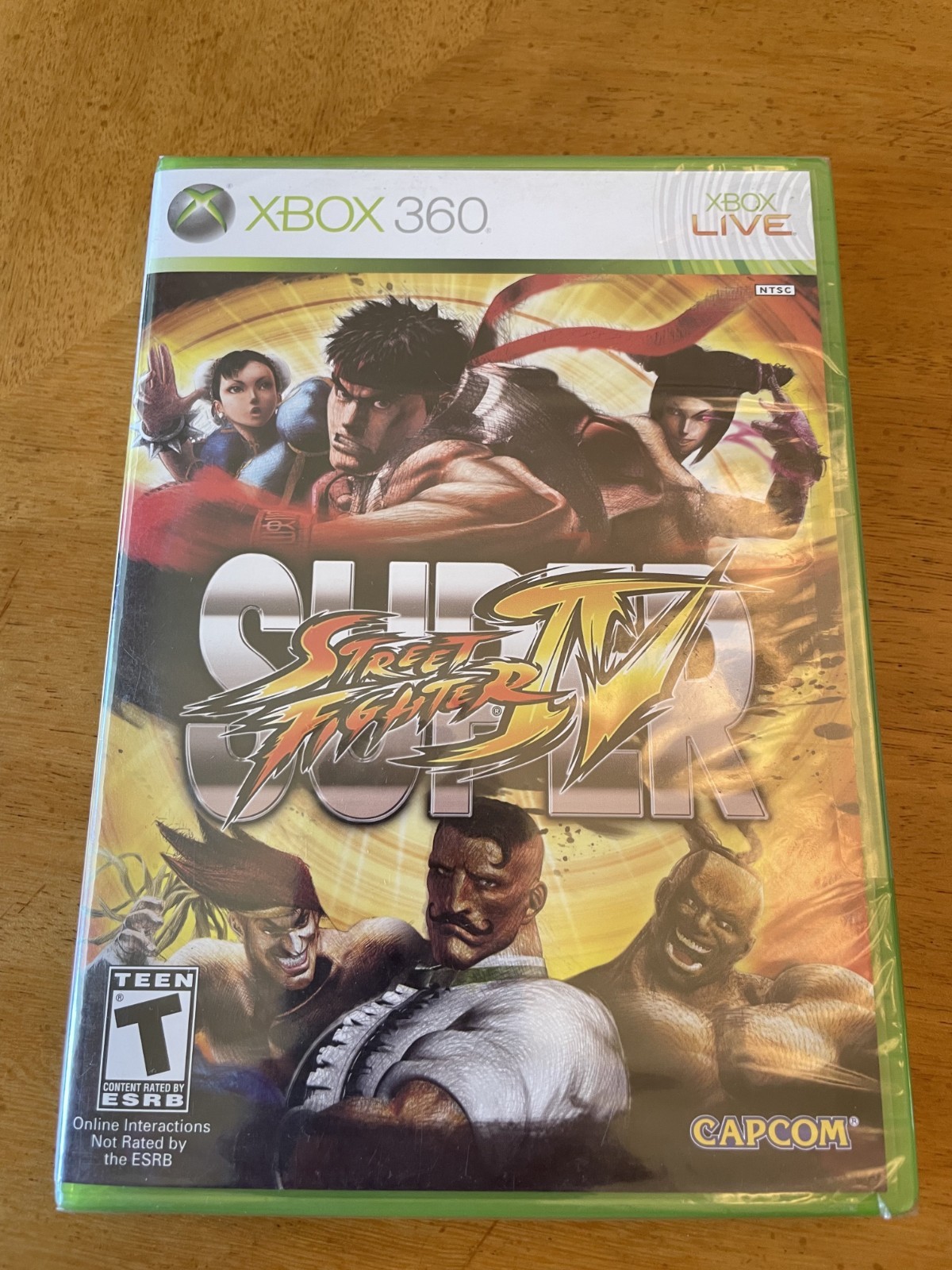 Super Street Fighter IV Xbox 360 Brand New Factory Sealed Pristine No Stickers