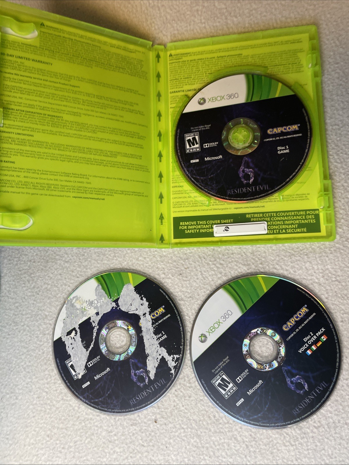 Resident Evil 6 Archives and Regular Bundle Xbox 360 – Tested – Fast Shipping
