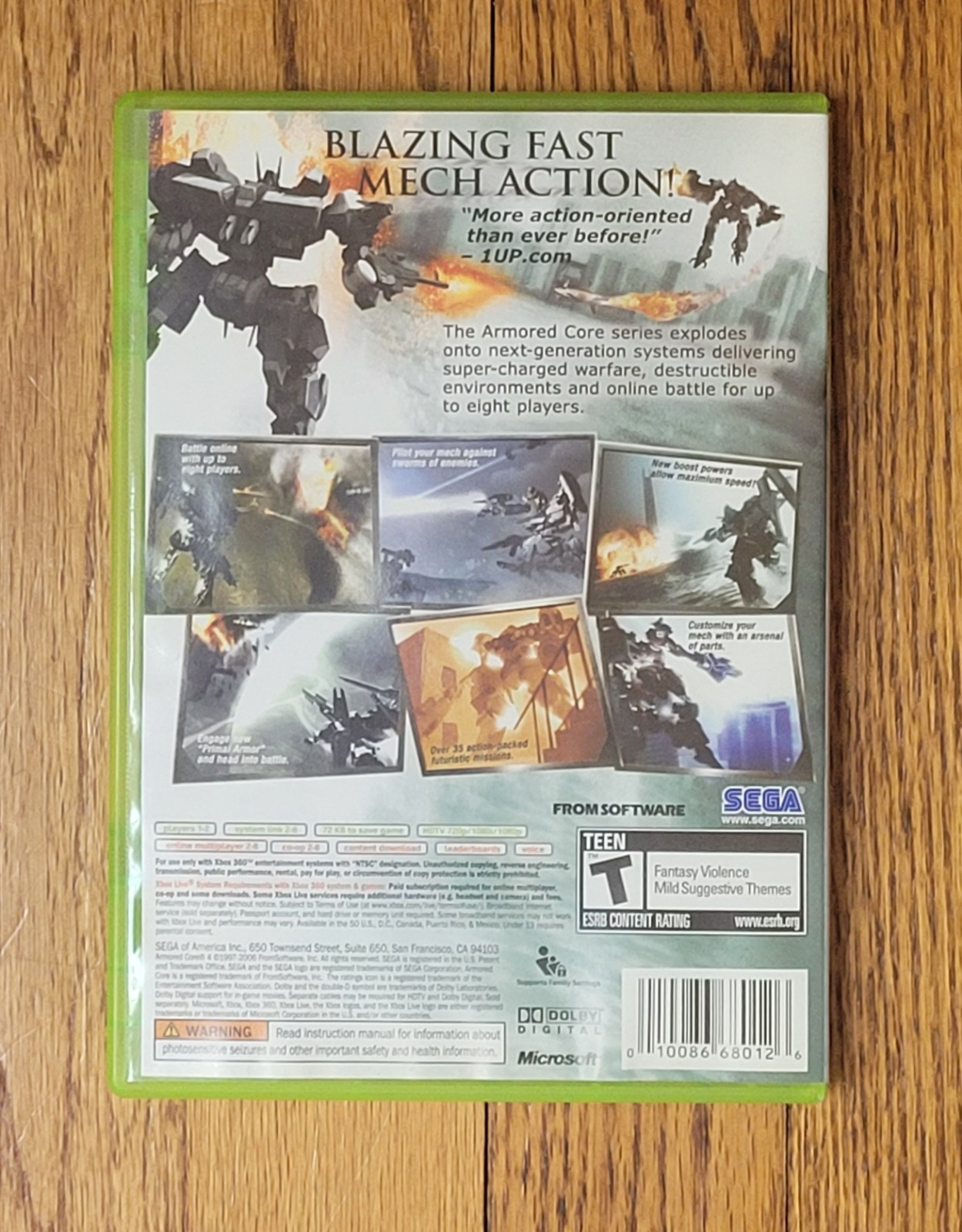 Armored Core 4 (Microsoft Xbox 360, 2007)