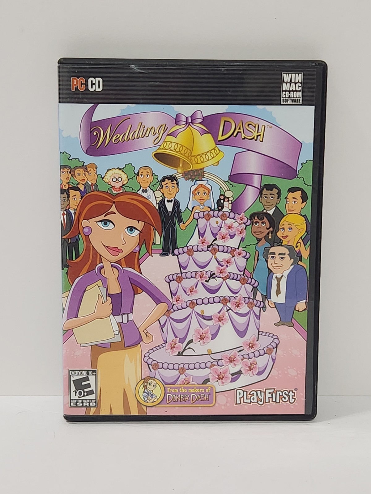 Wedding Dash-Windows/Mac PC CD ROM-Rated E-2008-PlayFirst Mint Disc