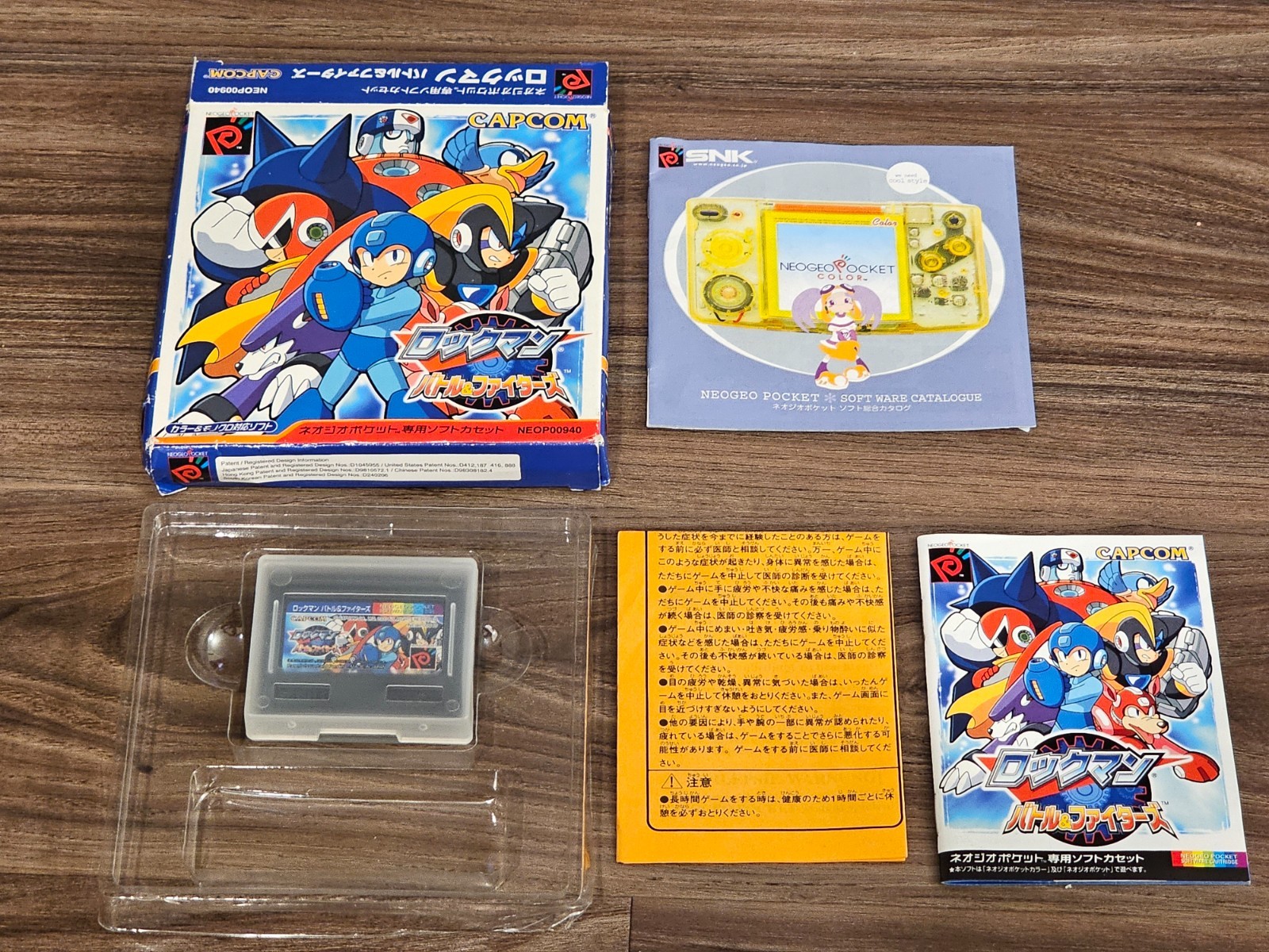 Rockman Battle & Fighters Megaman Mega Man Neo Geo Pocket Color Game Complete