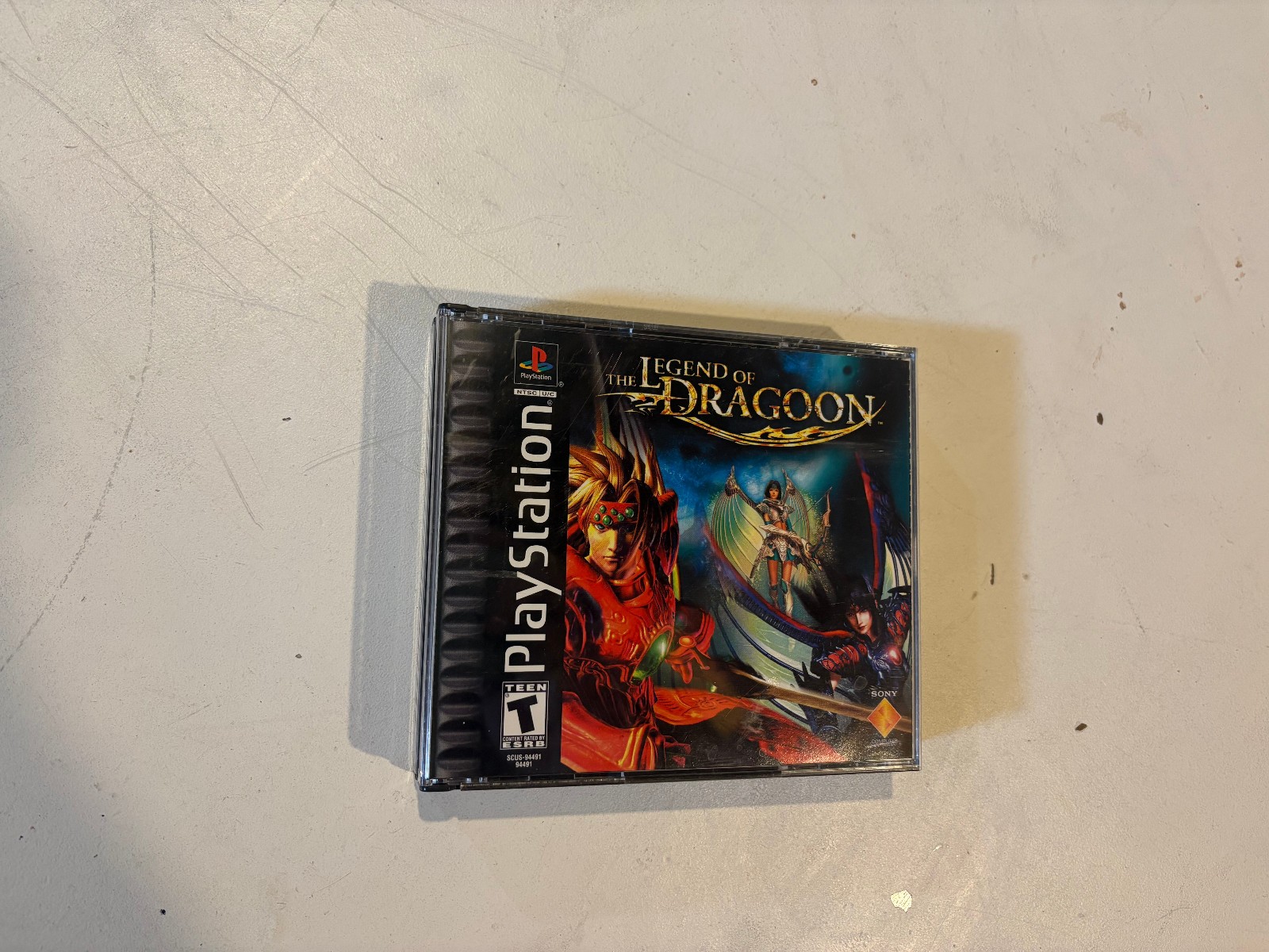 Sony Playstation PS1 The Legend of Dragoon Complete Black Label Tested Working!
