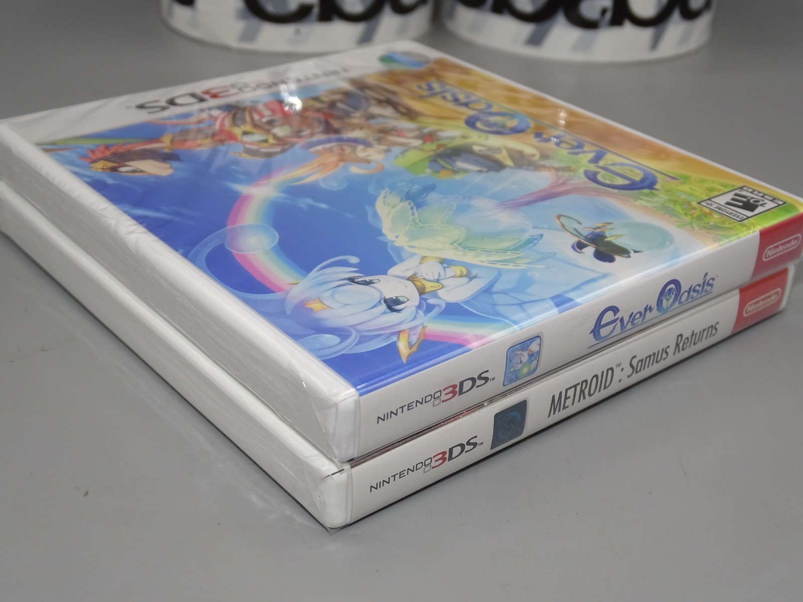 2-PACK 3DS METROID SAMUS RETURNS + EVER OASIS – 1ST PRINTS