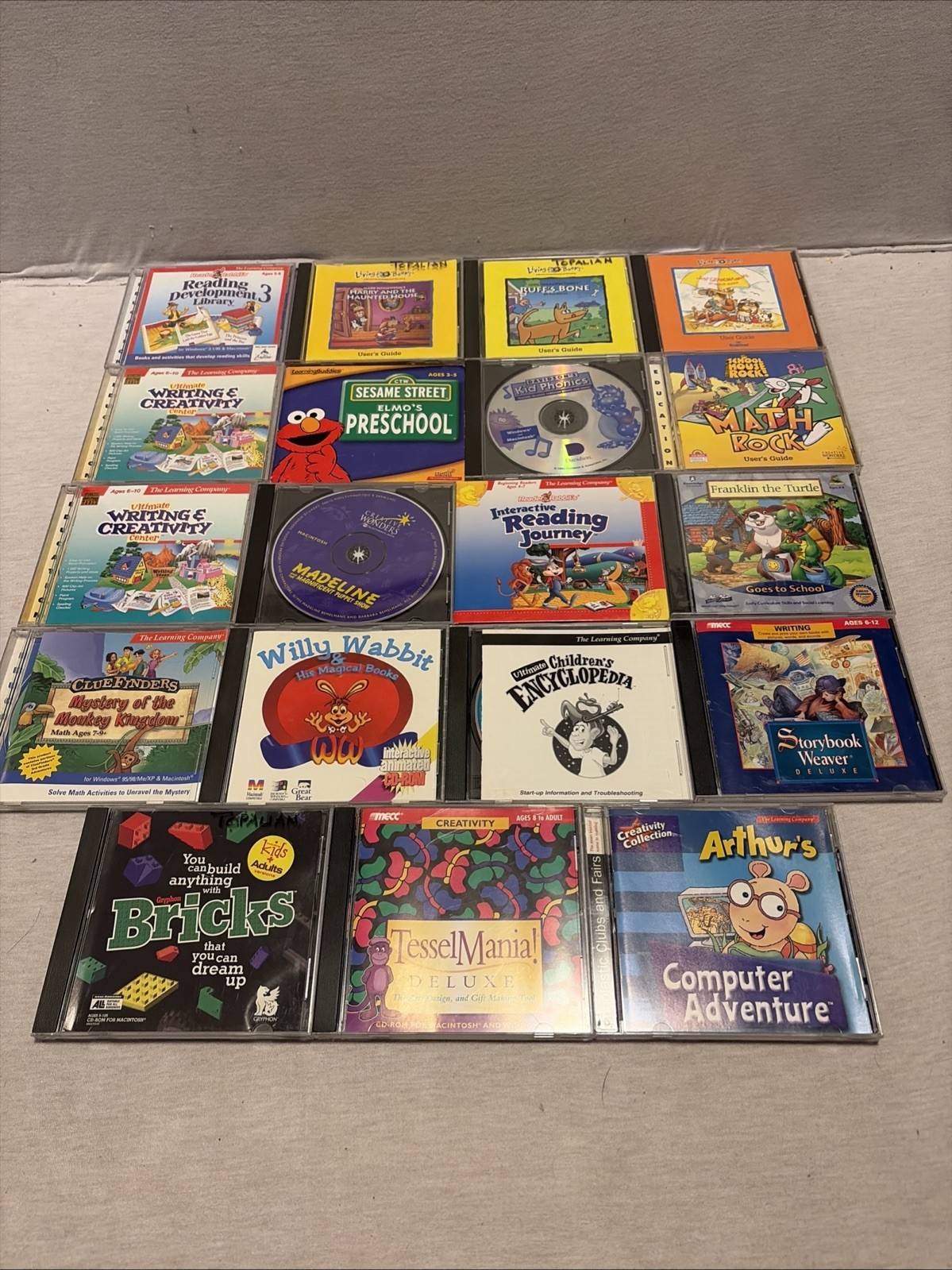 PC Computer Mixed Game Lot Of 19 Children’s Kids Educational Learning – Misc