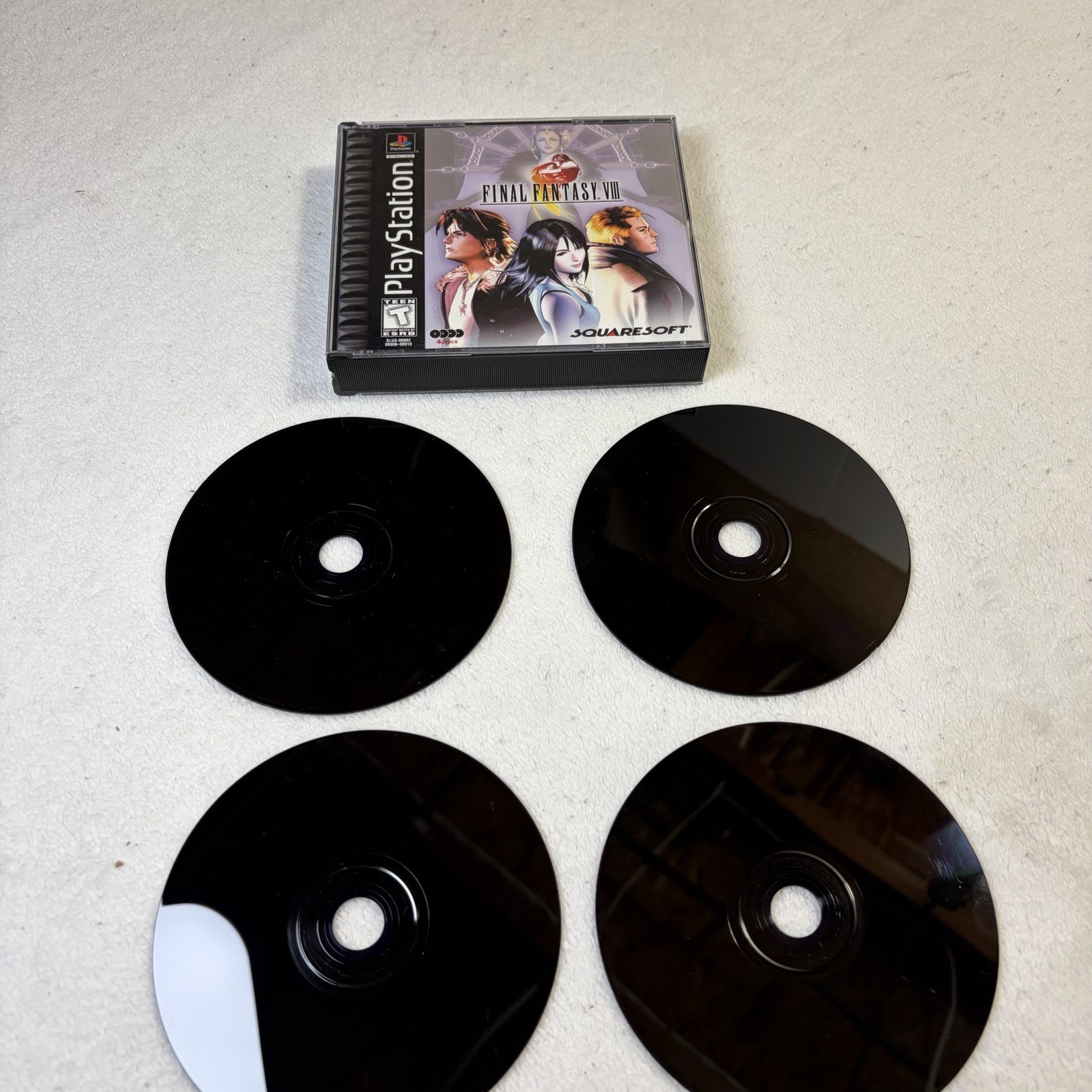 Final Fantasy VII VIII IX PlayStation 1 PS1 Games Lot SquareSoft RPG Collection