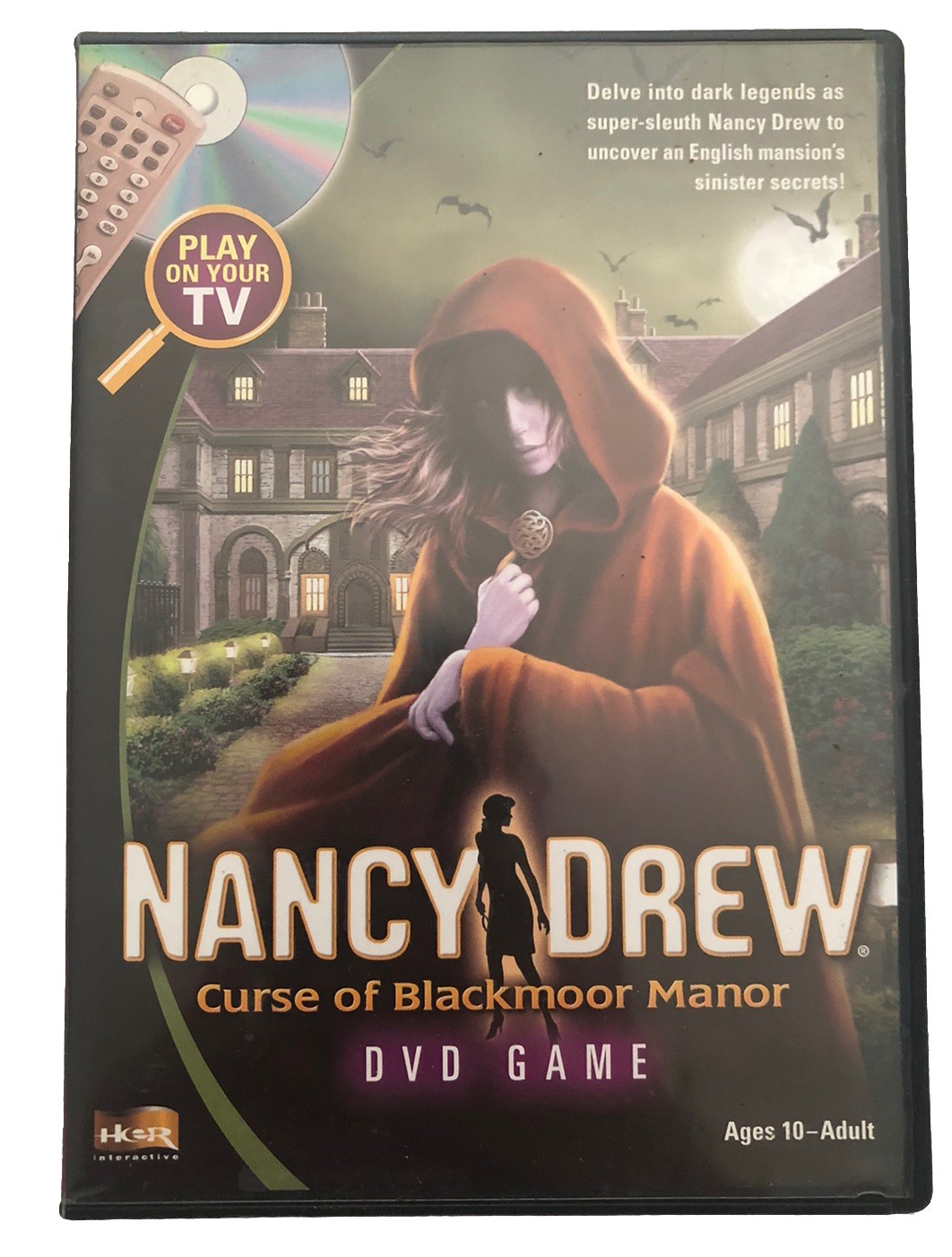 Nancy Drew Curse Of Blackmoor Manor – DVD Video Game 2007 – Play On Your TV – VG