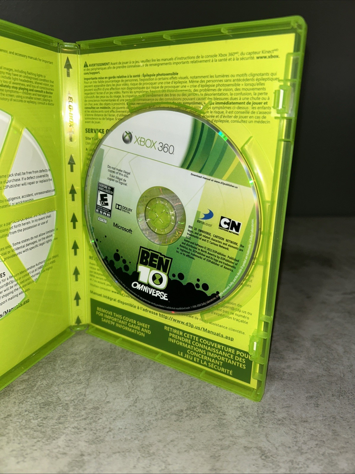 Ben 10: Omniverse 2012 Microsoft Xbox 360 Tested And Working Nice Condition