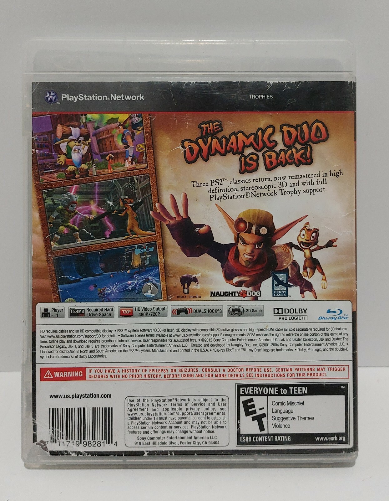 Jak and Daxter Collection (Sony PlayStation 3, 2012)
