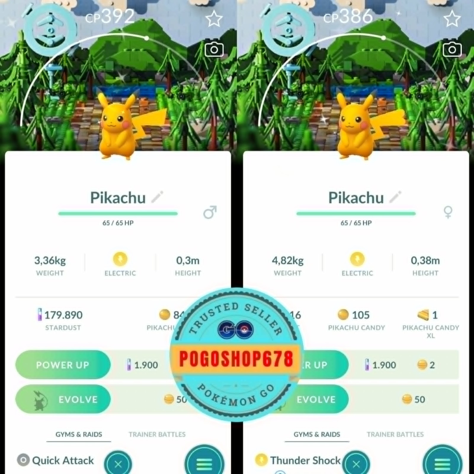 Pokémon PTC Go – Shiny Pikachu LEGO Background ✨