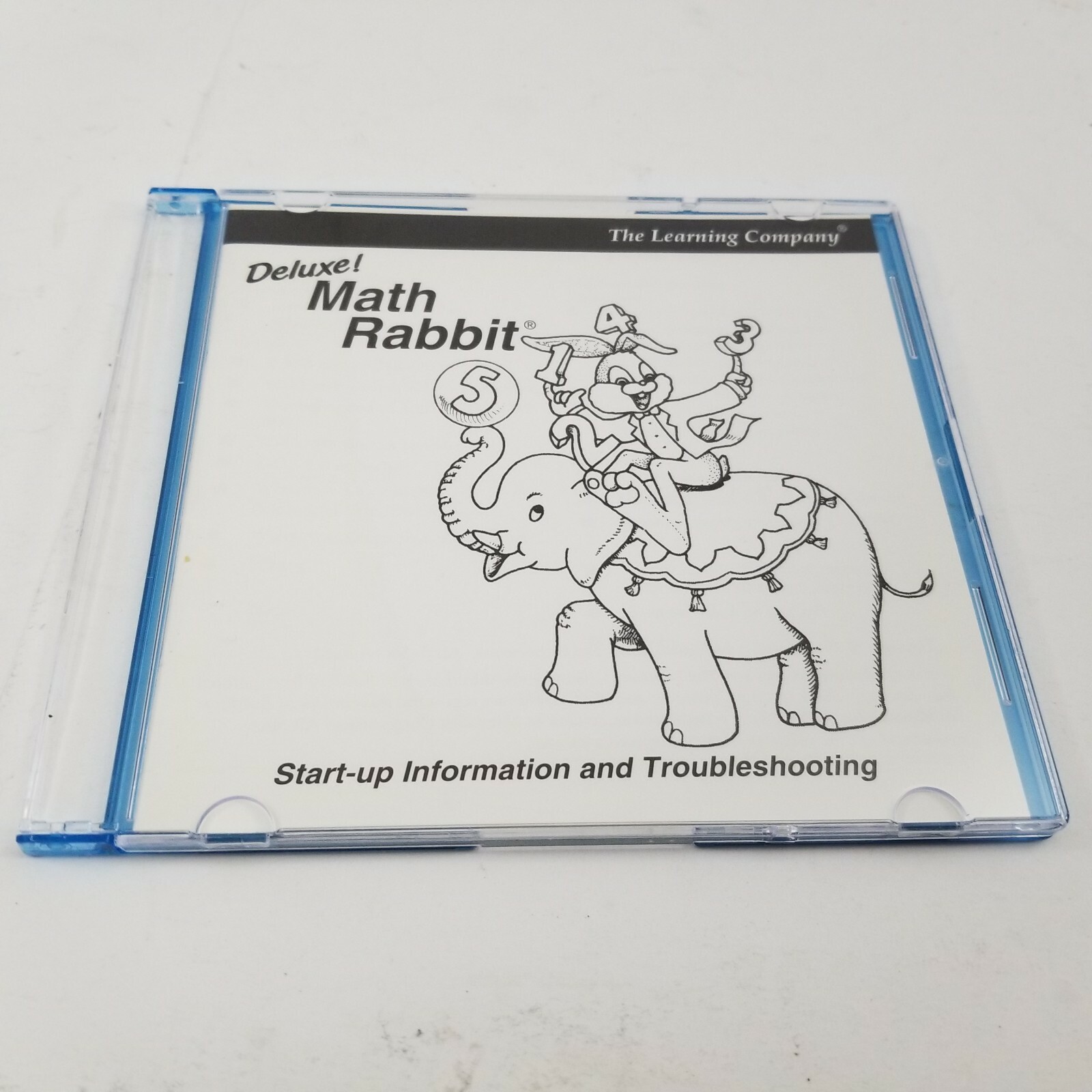Deluxe Math Rabbit Version 2.0 Ages 4 To 7 CD ROM Windows Mac Early Learning