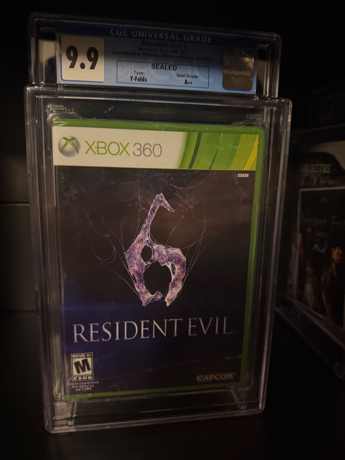 Resident Evil 6 (Microsoft Xbox 360, 2012) CGC Graded 9.9 A++