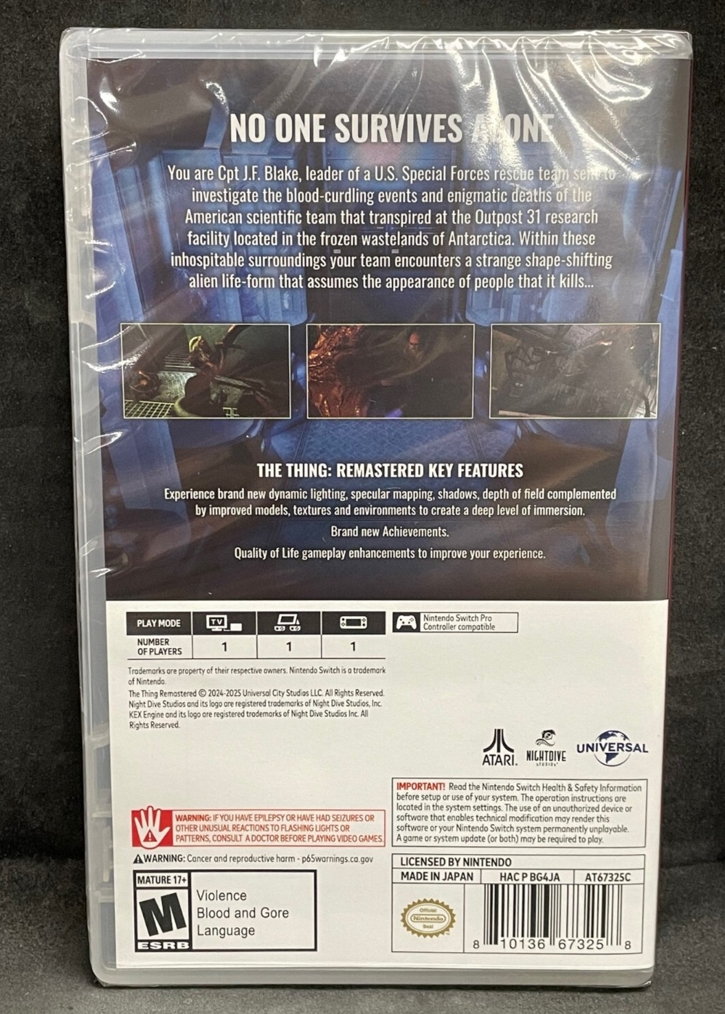 The Thing: Remastered (Nintendo Switch) NEW