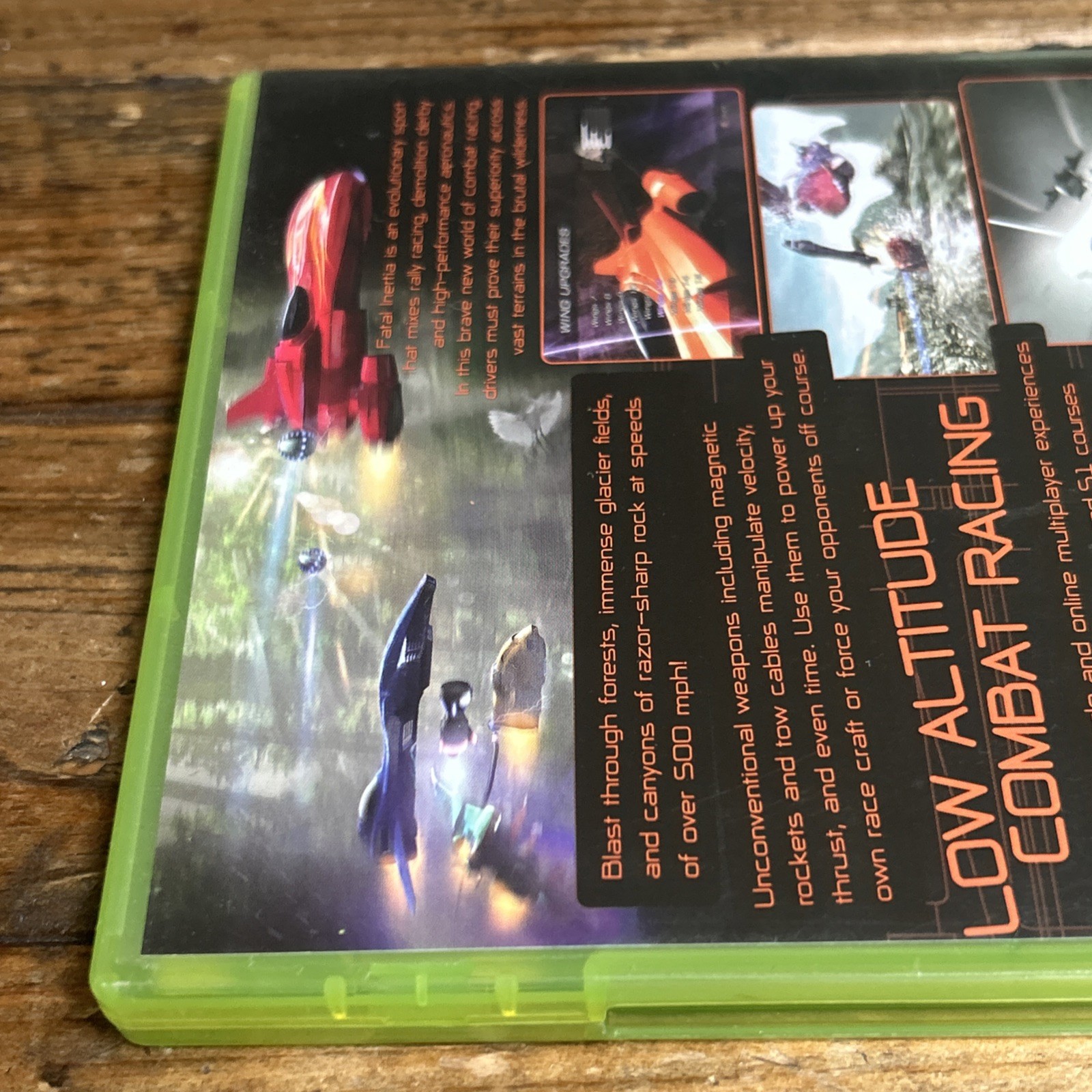 Fatal Inertia Xbox 360 Koei 2007 US Complete w/ Rare OOP Registration Card CIB
