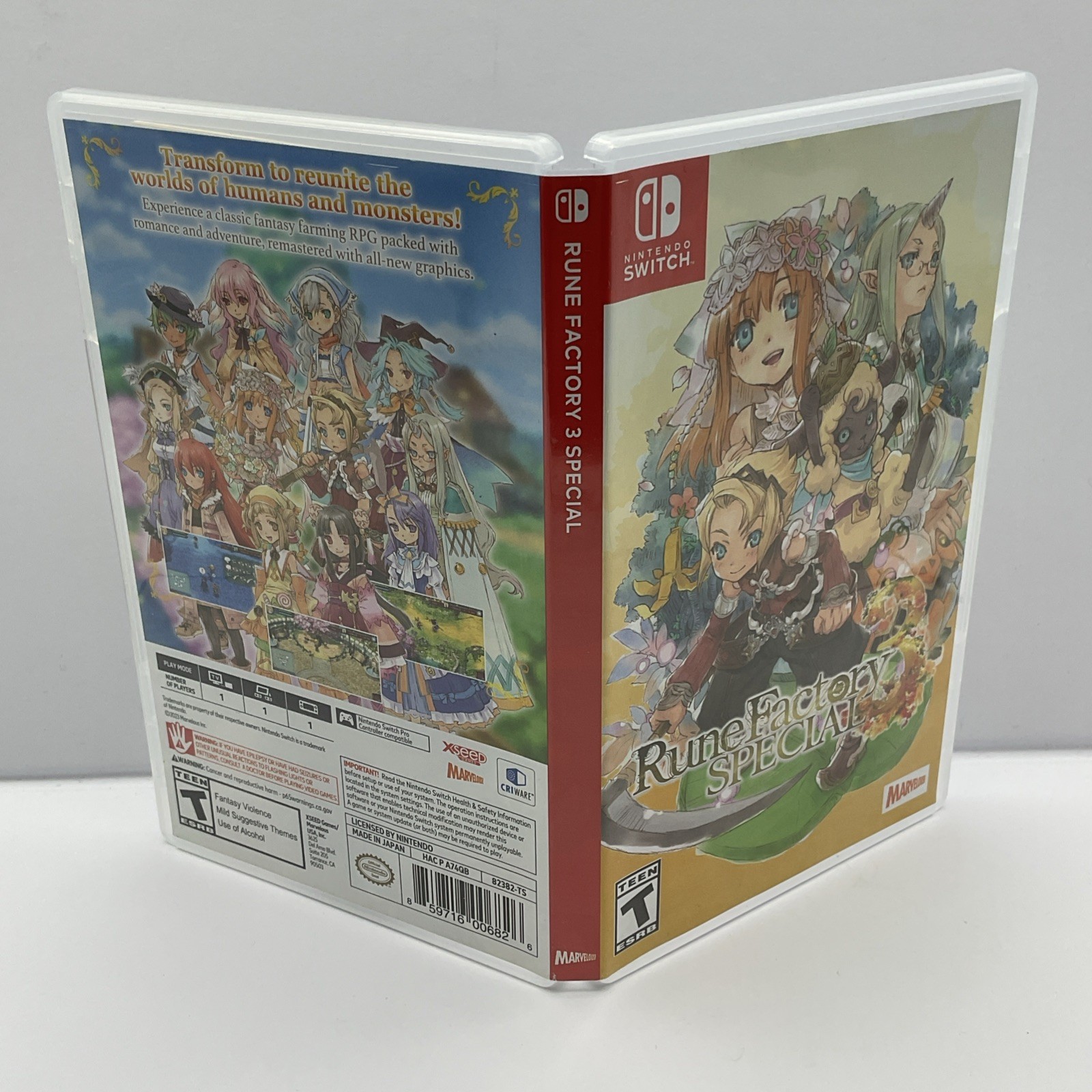 Rune Factory 3 Special SE (Nintendo Switch) Tested & Complete CIB 1 YR Warranty