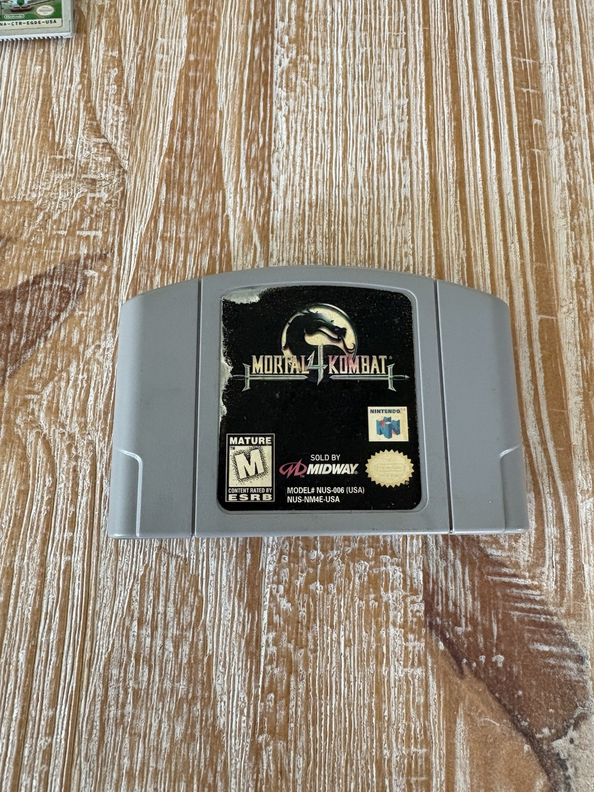 Mortal Kombat 4 (Nintendo 64, 1998) N64 Authentic Cartridge Only – Tested