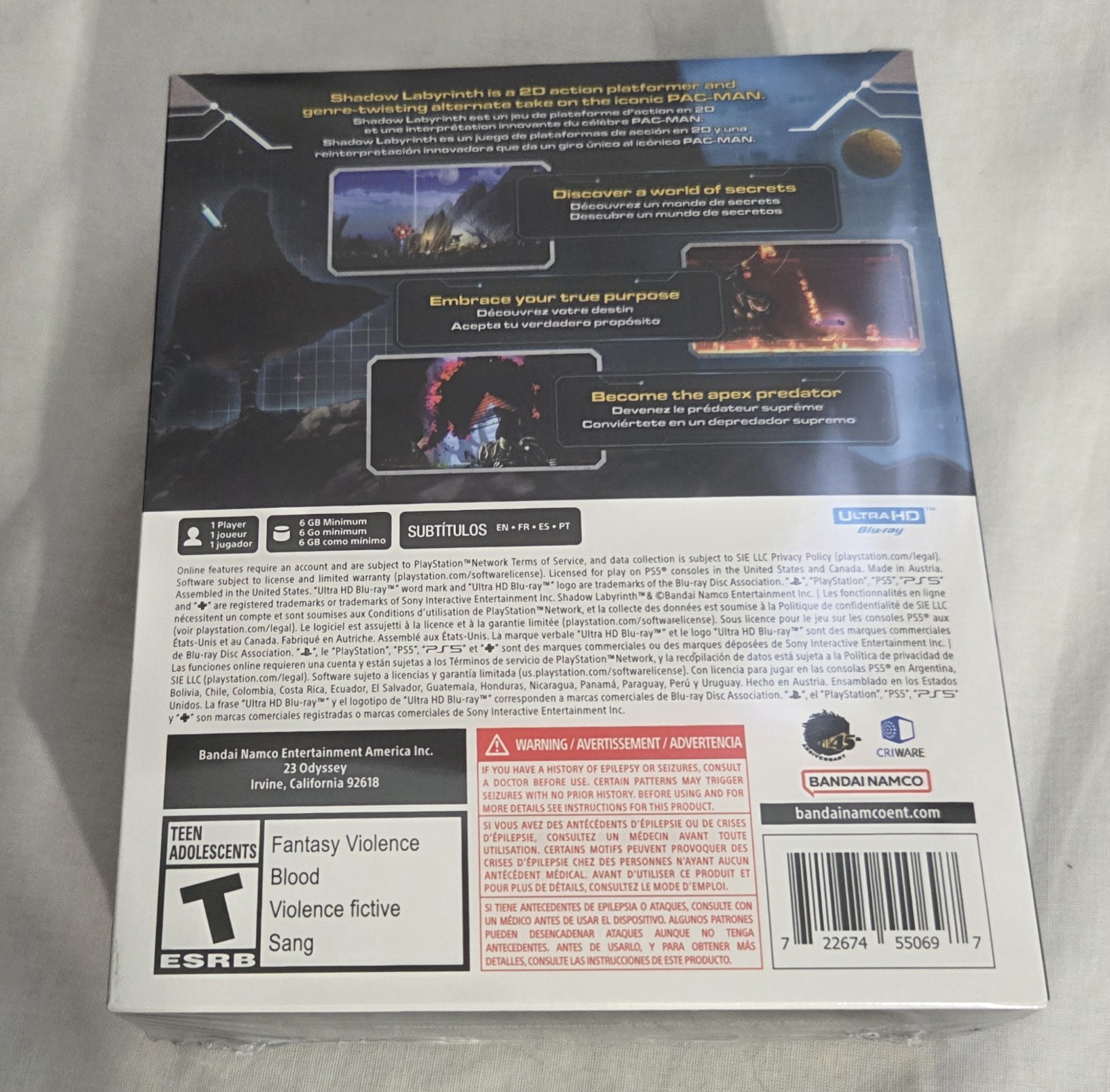 Shadow Labyrinth Collector’s Edition PS5 Collector’s Edition With Physical Disc