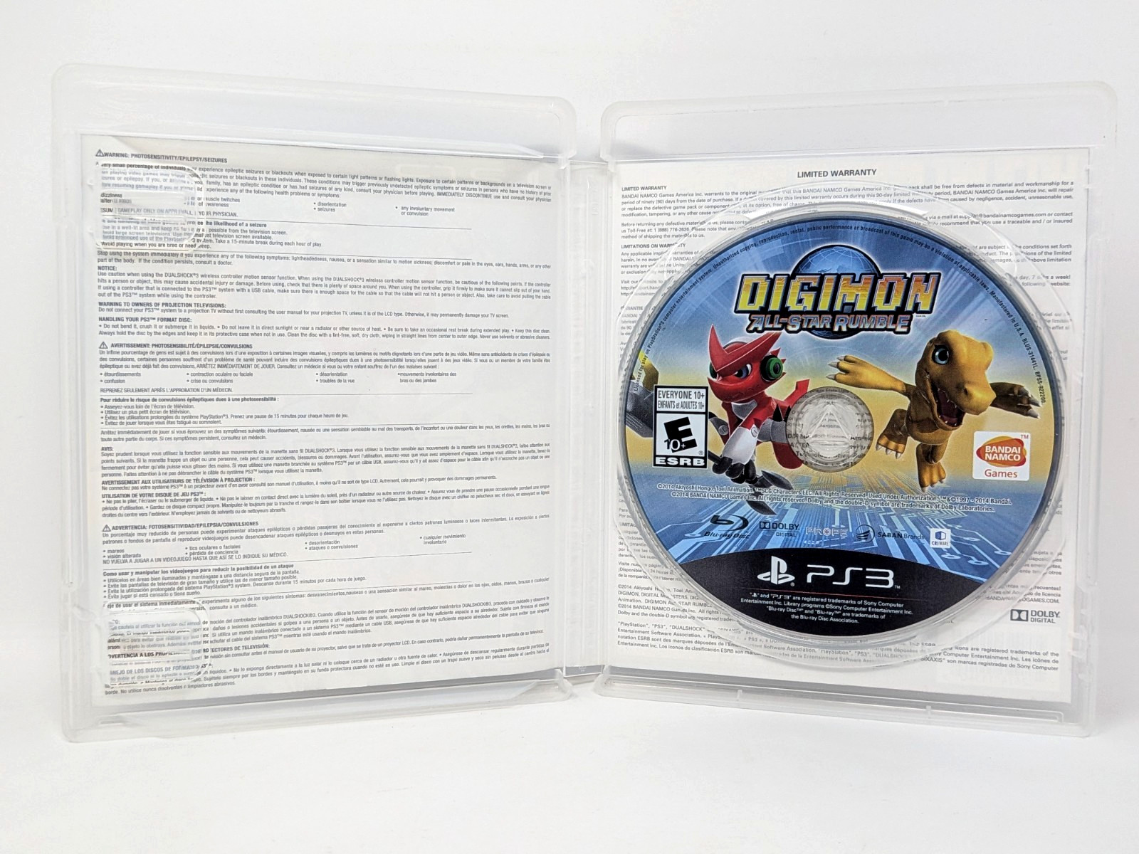 Digimon All-Star Rumble (PlayStation 3, PS3) *Complete CIB – Tested – Fast Ship*