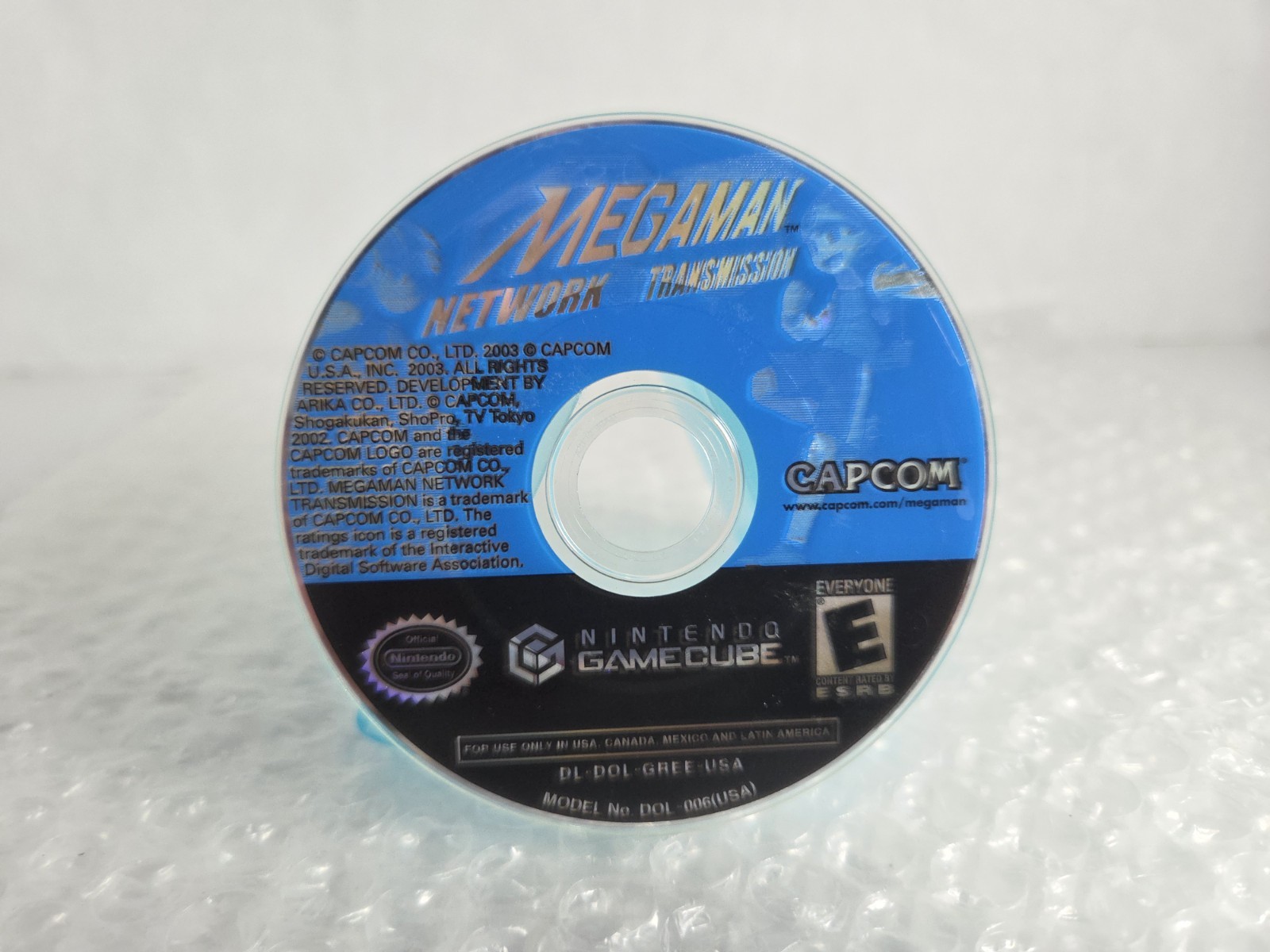 Mega Man Network Transmission Nintendo Gamecube Wii 2003 No Manual Capcom OEM