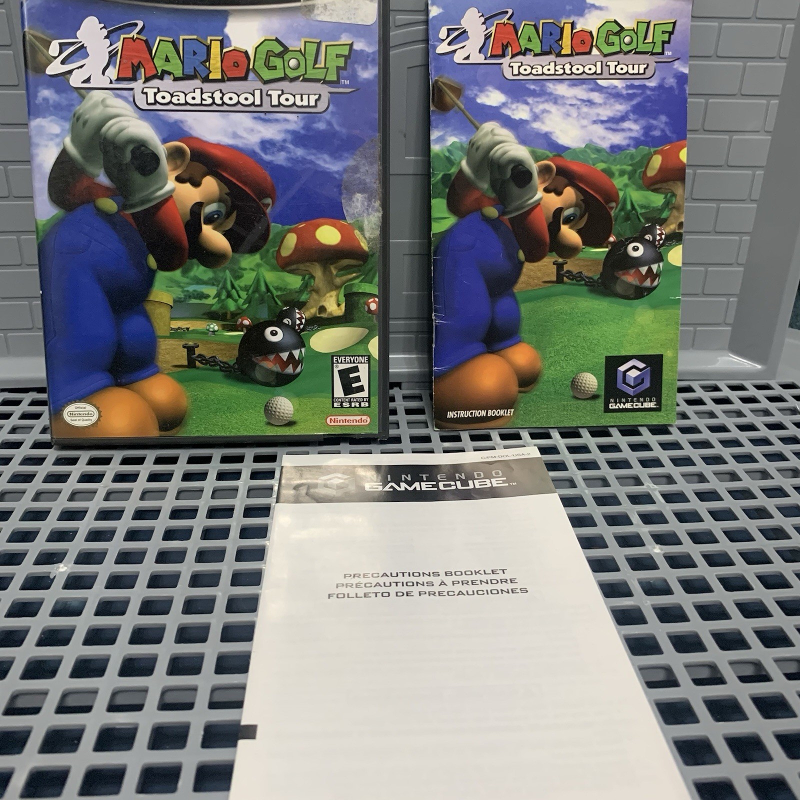 Mario Golf Toadstool Tour Nintendo GameCube 2003 Case and Manual No Game
