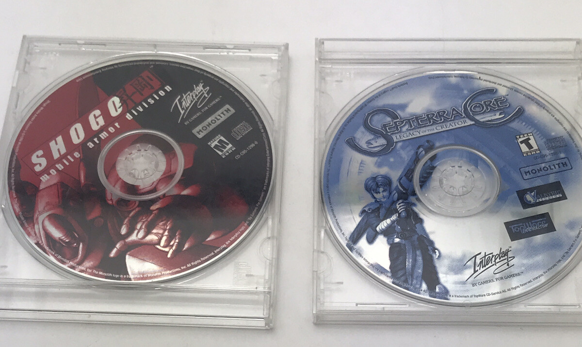 2 PC Games Septerra Core Legacy of the Creator And Shogo Mobile Armor Division